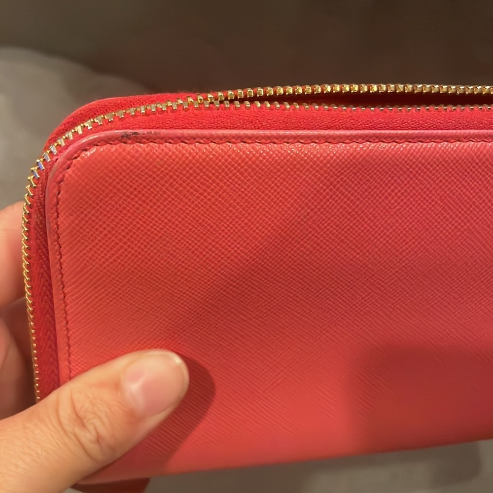 HOT PINK PRADA ZIPPY WALLET - Picture 15 of 17